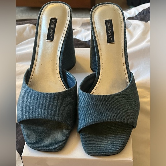 Nine West Excit Sandal - Medium Blue - Picture 4 of 5